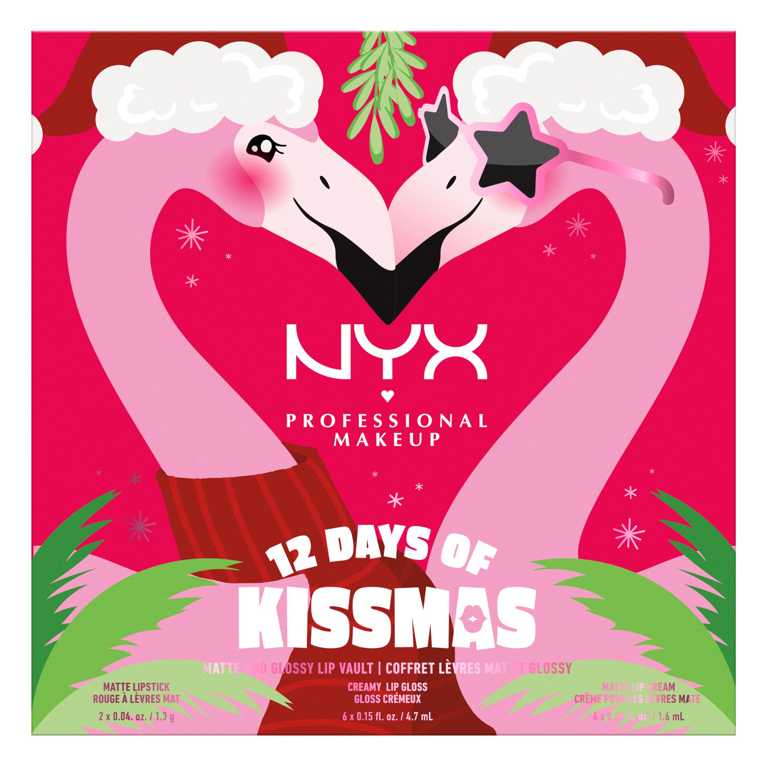 NYX Professional Makeup 12 Days of Kissmas Mini Advent Calendar